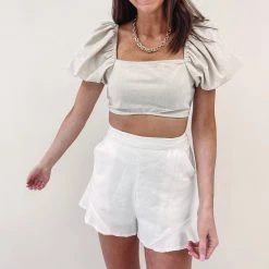 Indie Collection Vacay Collection Olivia Puff Top