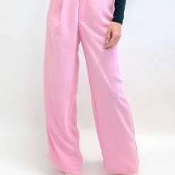 Indie Collection Pink Pleated Pants