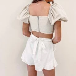 Indie Collection Vacay Collection Olivia Puff Top