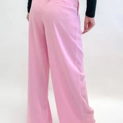 Indie Collection Pink Pleated Pants