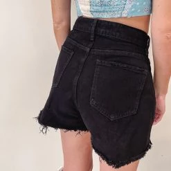Indie Collection Black Denim Shorts
