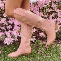 Indie Collection Urson Boots - Brushed Pink