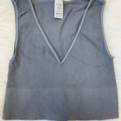 Indie Mae Clothes V- Neck Ribbed Seamless Brami