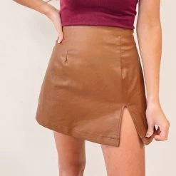 Indie Collection Colleen Leather Skirt