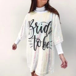 Indie Collection Bride To Be Sequin Dress