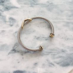 Indie Mae Cross Cable Bracelet Jewelry