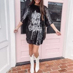 Indie Collection Birthday Sequin Dress New Arrivals