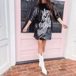 Indie Collection Birthday Sequin Dress New Arrivals