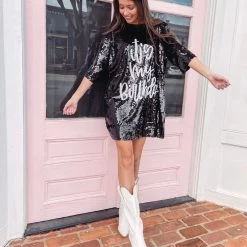Indie Collection Birthday Sequin Dress New Arrivals