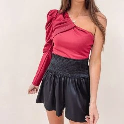 Indie Collection Paisley Red Top New Arrivals