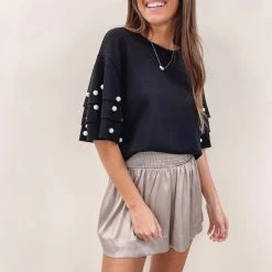 Indie Collection Adair Shorts - Silk Taupe