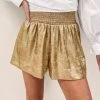 Indie Collection Adair Shorts - Golden