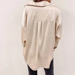 Indie Collection Cindy Satin Shirt New Arrivals