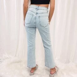 Indie Collection Cropped Flare Jean Denim