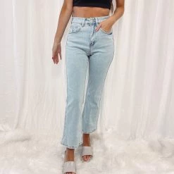 Indie Collection Cropped Flare Jean Denim