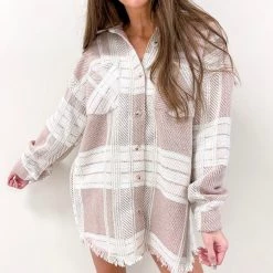 Indie Collection Brandi Oversized Flannel New Arrivals