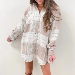 Indie Collection Brandi Oversized Flannel New Arrivals
