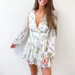 Indie Mae Nora Tiered Romper Dresses + Rompers