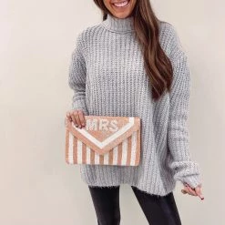 Indie Collection New Arrivals MRS Pink Crossbody + Clutch