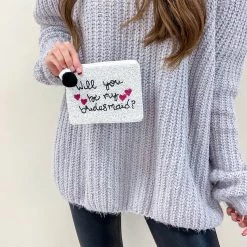 Indie Collection New Arrivals Bridesmaid Beaded Pouch