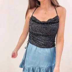Indie Collection Donna Sequin Top New Arrivals