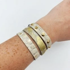 Indie Mae Jewelry Thin Leather Bracelet Sets