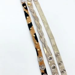 Indie Mae Jewelry Thin Leather Bracelet Sets