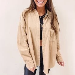 Indie Collection New Arrivals Audrey Shacket