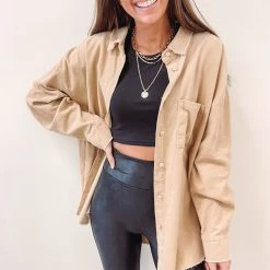 Indie Collection New Arrivals Audrey Shacket