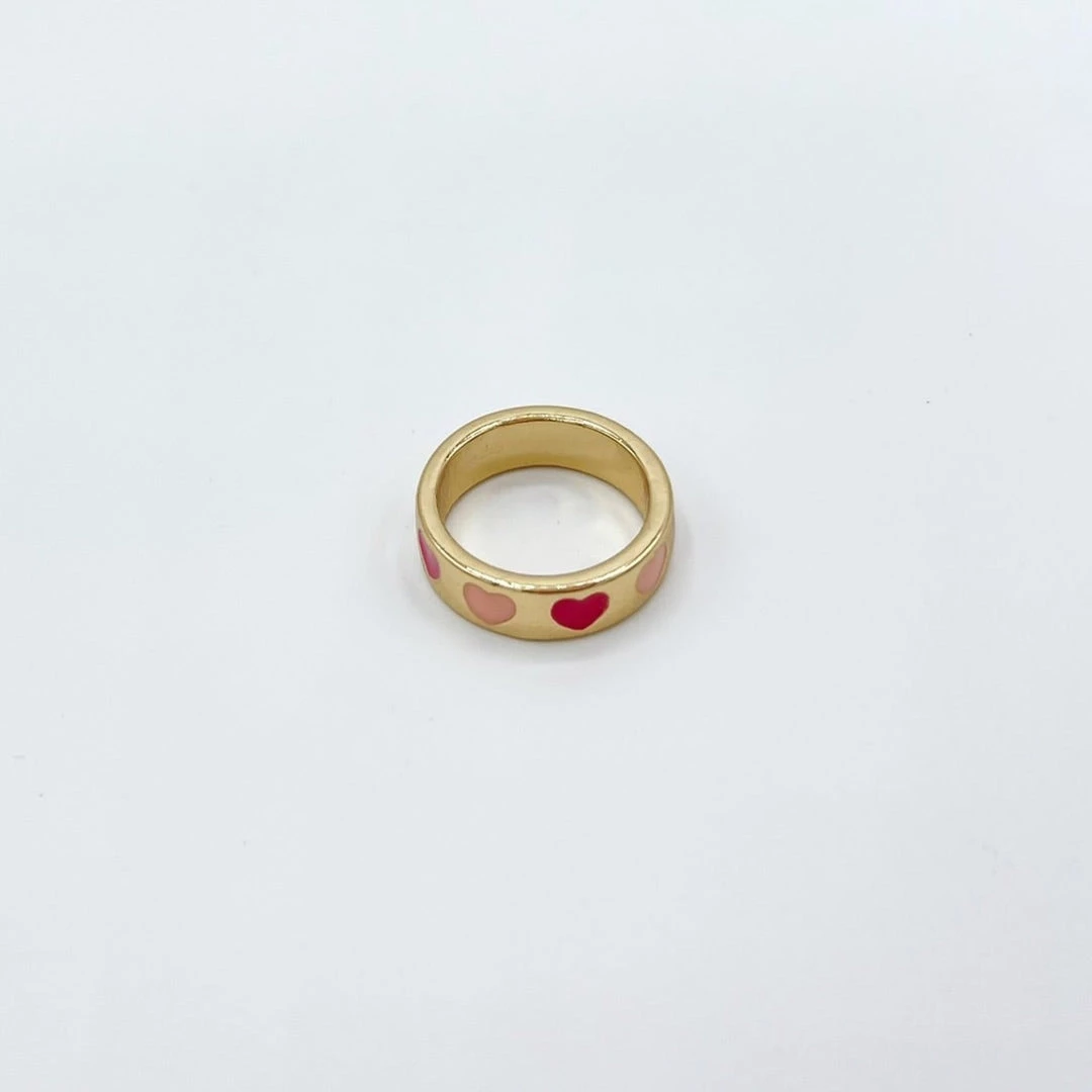 Indie Collection Colorful Heart Ring 2 Indie Collection Colorful Heart Ring