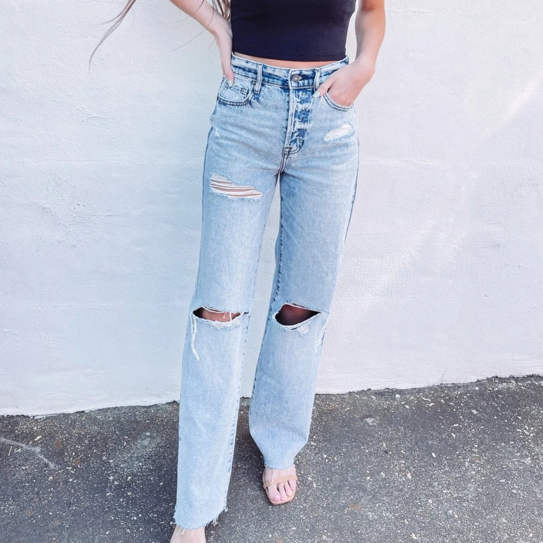 Indie Collection Clothes Dad Jeans - Medium Wash 7 Indie Collection Clothes Dad Jeans - Medium Wash