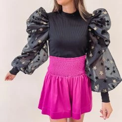 Indie Collection Stargaze Puff Top New Arrivals