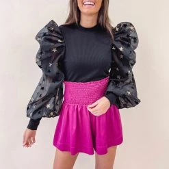 Indie Collection Stargaze Puff Top New Arrivals