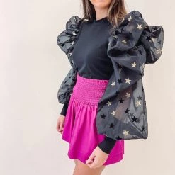 Indie Collection Stargaze Puff Top New Arrivals