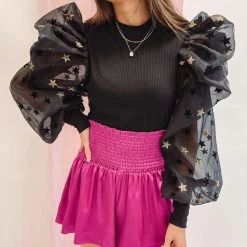 Indie Collection Stargaze Puff Top New Arrivals