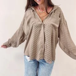 Indie Collection Ansley Checkered Shirt