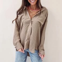 Indie Collection Ansley Checkered Shirt