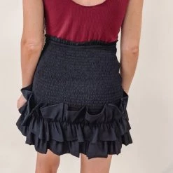 Indie Collection Smocked Ruffle Skirt New Arrivals