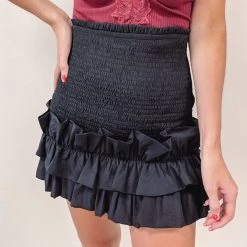 Indie Collection Smocked Ruffle Skirt New Arrivals