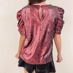 Indie Collection Jasper Sequin Top USA Collection