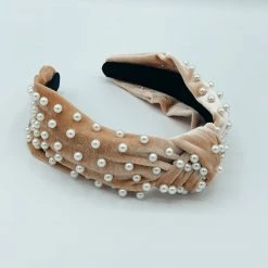 Indie Mae Velvet Pearl Headband Accessories