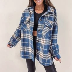 Indie Collection New Arrivals Brady Blue Flannel