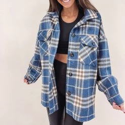 Indie Collection New Arrivals Brady Blue Flannel