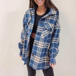 Indie Collection New Arrivals Brady Blue Flannel