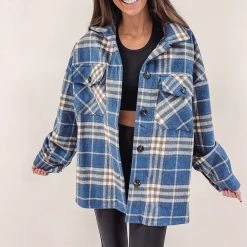 Indie Collection New Arrivals Brady Blue Flannel