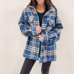 Indie Collection New Arrivals Brady Blue Flannel