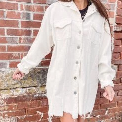 Indie Collection New Arrivals Oversized Cord Jacket