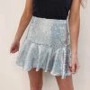 Indie Collection Iridescent Sequin Skirt USA Collection