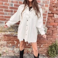 Indie Collection New Arrivals Oversized Cord Jacket