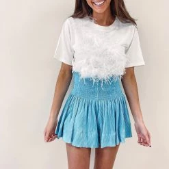 Indie Collection Aqua Swing Shorts - Queen Of Sparkles New Arrivals